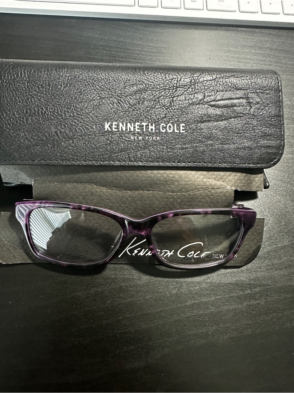 Kenneth Cole Women's KC205 Dark Violet full rim Eyeglasses frame IN73